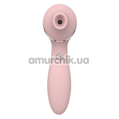 Симулятор орального секса для женщин с вибрацией KissToy Polly Plus, розовый - Фото №1