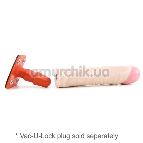 Фаллоимитатор Vac-U-Lock 8 Inch Classic Dong, телесный