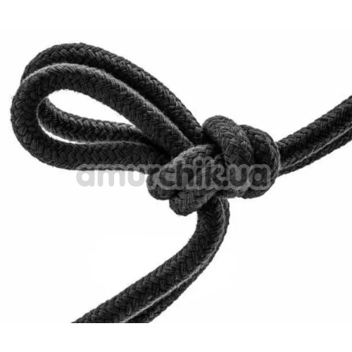 Мотузка Temptasia Bondage Rope 32 Feet, чорна