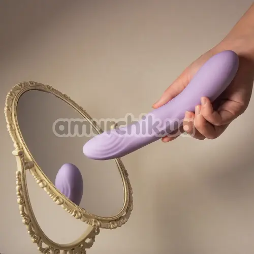 Вібратор для точки G з поштовхами і підігрівом Svakom Selena, фіолетовий