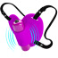 Вибратор-бабочка Pretty Love Clitoral Massager Heartbeat, фиолетовый - Фото №3