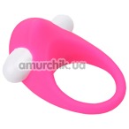Виброкольцо Lit-Up Silicone Stimu-Ring 6, розовое - Фото №1