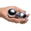 Вагинальные шарики Master Series Titanica Extreme Steel Orgasm Balls, серебряные - Фото №2