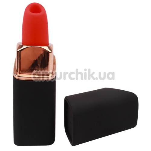 Симулятор орального секса для женщин Fierce Euphoria Erotism Suction Lipstick, черный