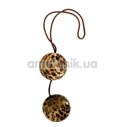 Вагінальні кульки Leopard Duotone balls - Фото №1