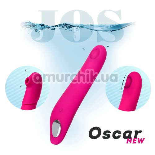 Вібратор з насадкою JOS Oscar, рожевий