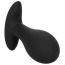 Анальний розширювач Weighted Silicone Inflatable Plug Large, чорний - Фото №10