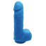 Мыло в виде пениса с присоской Чистий Кайф S, голубое - Фото №1