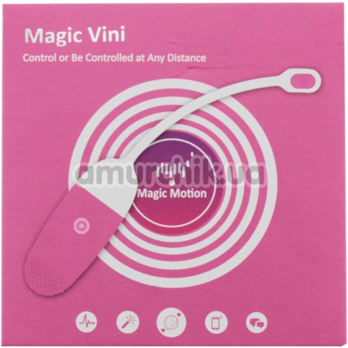 Виброяйцо Magic Motion Magic Vini, розовое