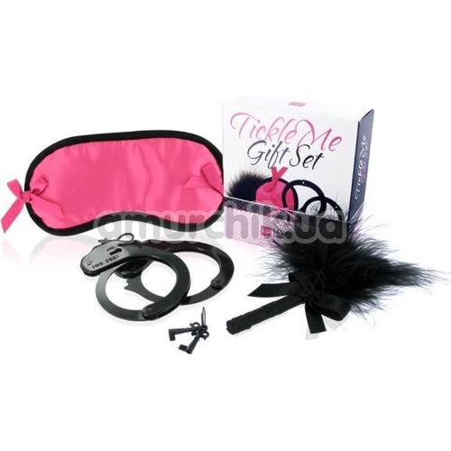 Набор секс игрушек Lovers Premium Tickle Me Gift Set, розовый - Фото №1