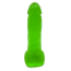 Мыло в виде пениса с присоской Чистий Кайф S, зеленое - Фото №3