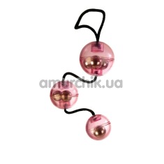Вагинальные шарики Rocker balls розовые - Фото №1