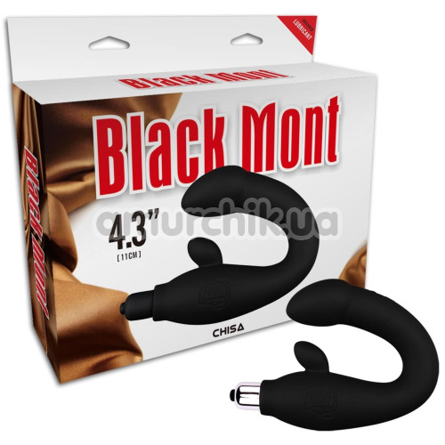 Вібростимулятор простати Black Mont P-Spot Perineum Massage-1 4.3, чорний