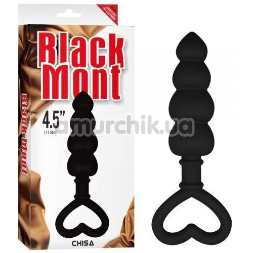 Анальний ланцюжок Black Mont 4.5, чорний