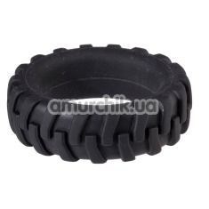 Эрекционное кольцо Menz Stuff Penis Tire 32mm, черное - Фото №1