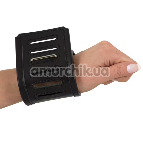 Фиксаторы для рук Zado Leather Wrist Restraints, черные