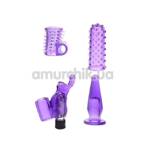 Набір 4 Play Mini Couples Kit з 5 предметів, фіолетовий