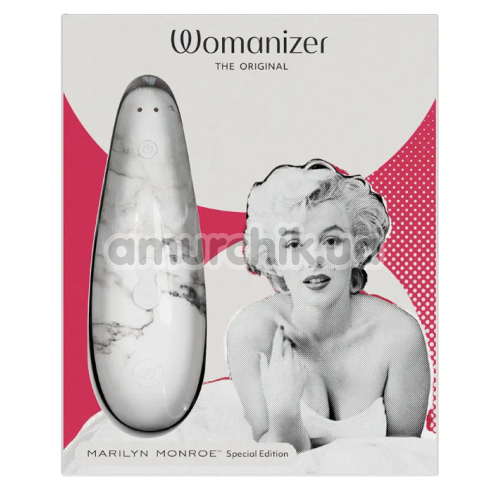 Симулятор орального сексу для жінок Womanizer The Original Marilyn Monroe, білий