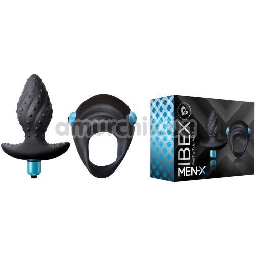 Набір з 2 іграшок Rocks-Off Men-X IBEX, чорний