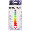 Анальний ланцюжок Anal Play Rainbow Heart Beads, мультикольоровий - Фото №4