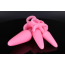 Набор из 3 анальных пробок Firefly Prince Kit - светящийся в темноте, розовый - Фото №3