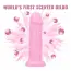 Фаллоимитатор с ароматом жвачки Delicious Dildo Bubble Gum 25 см, розовый - Фото №8
