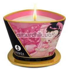 Свічка для масажу Shunga Massage Candle Rose Petals - пелюстки троянди, 170 мл - Фото №1