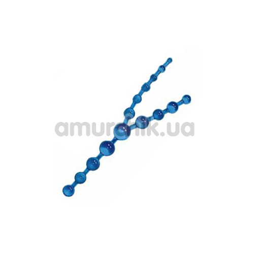 Анальний потрійний ланцюжок Triple Sex blue блакитний