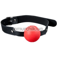 Кляп Solid Silicone Ball Gag, красный - Фото №1