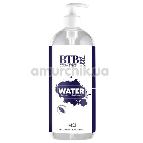 Лубрикант BTB Cosmetics Water Based Lubricant, 1000 мл - Фото №1