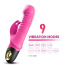 Вібратор з поштовхами та обертанням голівки Thrusting Vibrator Zing, рожевий - Фото №6