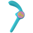 Виброкольцо для члена Party Color Toys Riny, бирюзовое - Фото №7