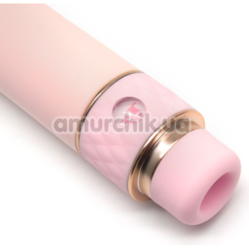 Симулятор орального секса для женщин с вибрацией KissToy Isla, розовый