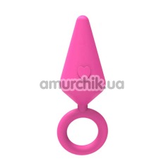 Анальная пробка MisSweet Candy Plug M, розовая - Фото №1