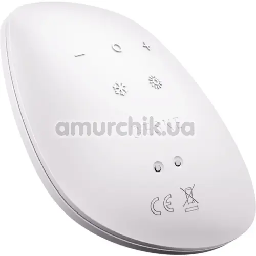 Ультразвуковой массажер-маска для лица Geske Sonic Warm & Cool Mask 9 in 1, бело-розовый