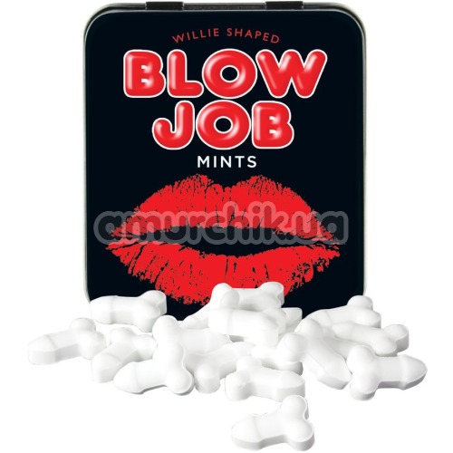 Конфеты без сахара Blow Job Mints, мятные - Фото №1
