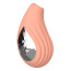 Симулятор орального секса для женщин с вибрацией Kissen Aria, оранжевый - Фото №0
