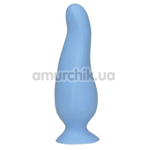 Анальная пробка Smile Hopper Analplug Small голубая - Фото №1
