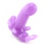 Вибратор клиторальный и точки G Bunny Dreams, фиолетовый - Фото №5