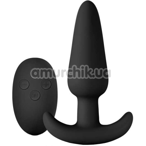Анальная пробка с вибрацией Renegade Rumble Wireless Butt Plug, черная