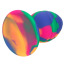 Анальна пробка Cheeky Swirl Tie-Dye Plug M, мультикольорова - Фото №3