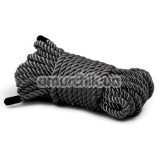 Веревка Bondage Couture Rope 7.6m, черная - Фото №1