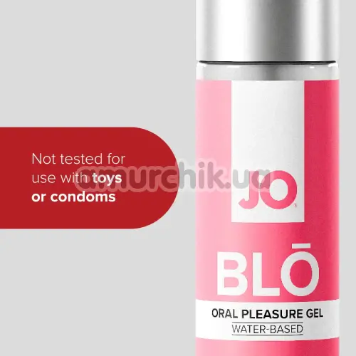 Гель для орального секса с охлаждающим эффектом JO Blo Strawberry Lemonade - клубничный лимонад, 30 мл
