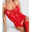 Комбінезон Star Night Naughty Bodystocking Fishnet Lace, червоний - Фото №10
