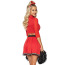 Костюм чирлидерши Leg Avenue Varsity Babe Cheerleader Costume, красный: топ + юбка + помпоны - Фото №2