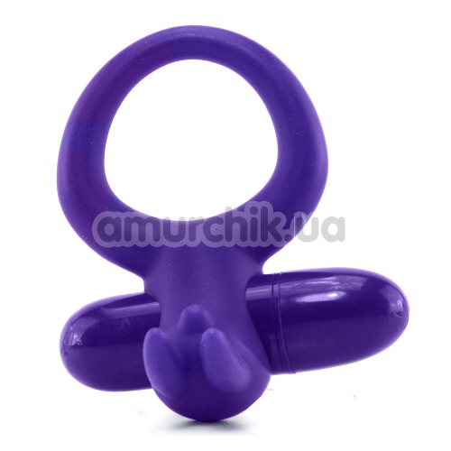 Виброкольцо Entice Adelle, фиолетовое