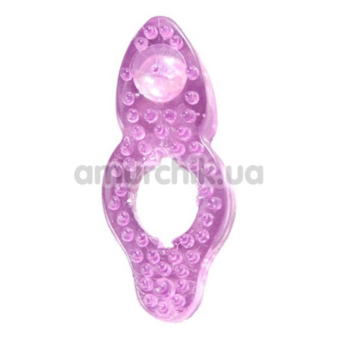 Эрекционное кольцо Silicone Love Rings, фиолетовое - Фото №1