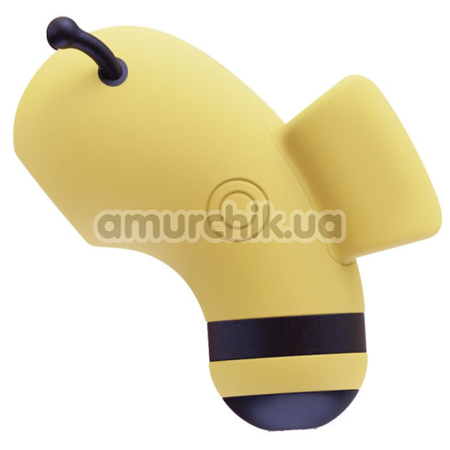 Симулятор орального секса для женщин с электростимуляцией CuteVibe Beebe, желтый