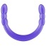 Двокінцевий фалоімітатор Double Digger, фіолетовий - Фото №1