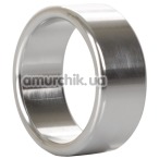 Эрекционное кольцо Alloy Metallic Ring Medium, серебряное - Фото №1